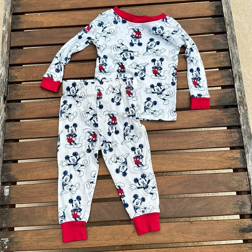Mickey mouse pajamas set 18 months 100% cotton